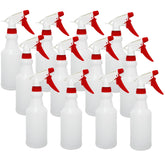 Brsazee 12-pack 16oz bottles for reliable misting in plants and hair care.