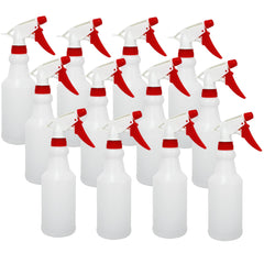 Brsazee 12-pack 16oz bottles for reliable misting in plants and hair care.