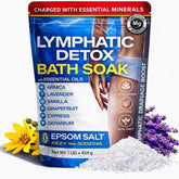 Bruizex Arnica Montana bath salts packaging highlighting premium spa ingredients