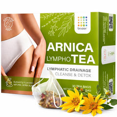 Bruizex Arnica Tea bags packaging showing brand and premium blend