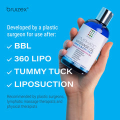 Bruizex lymphatic massage full-body routine focused on gentle relief.