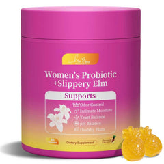 Brurtzexs Her Juicy feminine gummies bottle shows pineapple flavor for daily wellness.