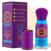 BOB KIDS SPF 30 brush-on sunscreen applied to a child's arm for quick protection