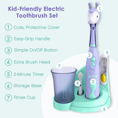 Replacement brush head pack for Brusheez Luna llama kids toothbrush