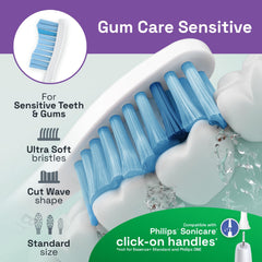 Brushmo BM658 works with Philips Sonicare click-on handles for easy replacement.