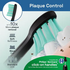Brushmo BM928BK green reminder bristles signaling replacement timing during brushing