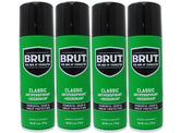 BRUT Classic anti-perspirant spray bottle for all-day protection and fresh scent.