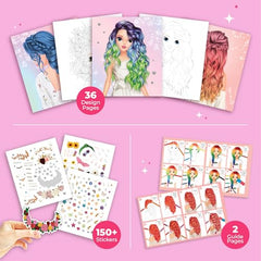 BSCOOL fashion-design-pages lets kids practice designing outfits and color combinations.