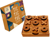 BSIRI wooden tic tac toe close-up highlights fine grain and craftsmanship.