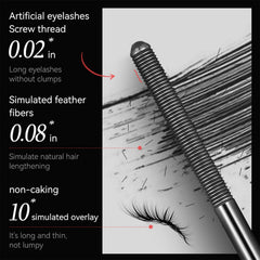 BSLCEKL Iron Wand Mascara long-wear finish resists smudge through day.