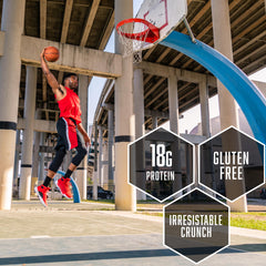 BSN Protein Crisp Bar Vanilla Marshmallow break-into shows bite-sized snack for post-workout recovery