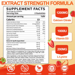 BSSTABBON gummies close-up with natural strawberry center.