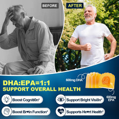 BSSTABBON Omega-3 gummies algae oil origin emphasizes plant-based omega-3 source