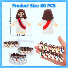 BSTCRAFT mini Jesus rubber durable surface for lasting keepsakes.