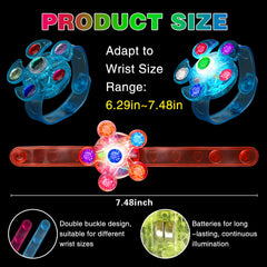 BSTDECOR glow bracelets on table or wrist, adds festive ambiance at events
