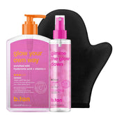 B.TAN Best Clear Self Tan Gel bottle for transfer-resistant, even glow.