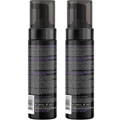 Close-up of the creamy B.TAN Violet mousse texture for streak-free application