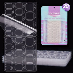 BTArtbox adhesive tabs with 15 sizes and serial numbers for quick manicure fit