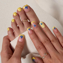 BTArtbox Blueberry Rain nails close-up to emphasize natural cuticle blending