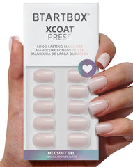 BTArtbox pastel square nails kit packaging for at-home manicures