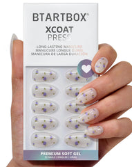 BTArtbox Pathside Lilac nails close-up with glossy finish for daily wear