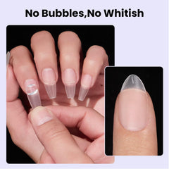BTArtboxnails 45-60 second cure time under lamp for secure tip adhesion.
