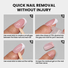 BTArtboxnails repositionable glue avoids skin sticking during placement.