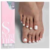 BTArtboxnails SCOATTIPS toe tips white for quick at-home extensions