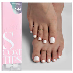 BTArtboxnails SCOATTIPS toe tips white for quick at-home extensions