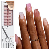 BTArtboxnails XCOATTIPS bare nude press-on nails set for at-home salon quality
