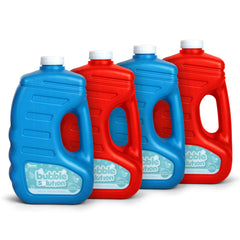 Bubble Play Darice bubble solution bottles in a 4-pack for outdoor family fun