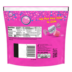 Individually wrapped Bubble Yum Original gum pieces preserve freshness and portability
