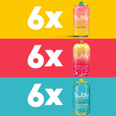 Bubly Coconut Pineapple cans emphasize tropical flavor with zero calories.