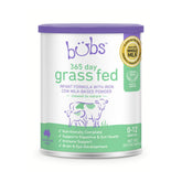 Bubs 365 Day grass-fed infant formula bottle showing complete nutrition for babies