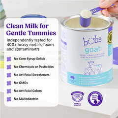 Bubs prep with scoop, measuring powder for proper mixing.