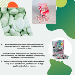 Bubs Goody Sour Ovals Caramel Close-Up – bold caramel notes complement the sour bite.