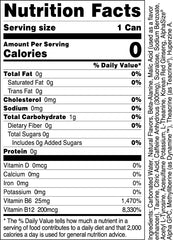 Bucked Up 300mg can side view highlighting sugar-free formula for clean energy