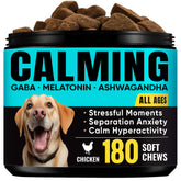 BuddyCheer dans un pot, friandises apaisantes pour le calme quotidien du chien.