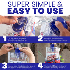 BugBane disposable bait packs are non-toxic and family-friendly
