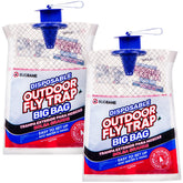 BugBane outdoor fly trap hanging setup deters flies near home