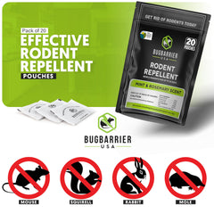 BugBarrier pouches open in a resealable bag showing easy placement and long-lasting scent.
