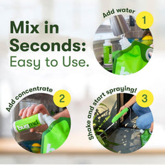 BugMD plant-powered formula offers a safer option around families and surfaces.