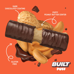 Built Bar Puff bite-sized protein snack with gluten-free goodness.