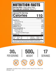 BulkSupplements Egg White Protein Powder scoop for easy measurement