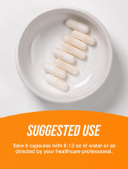 Serving image of BulkSupplements L-Citrulline Malate capsules for daily supplementation