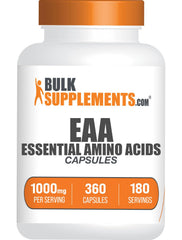 BulkSupplements Essential Amino Acids capsules bottle for daily training support