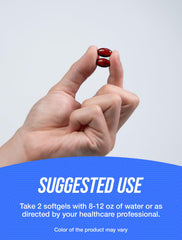BulkSupplements Krill Oil softgels gluten-free label emphasizes allergy-friendly option