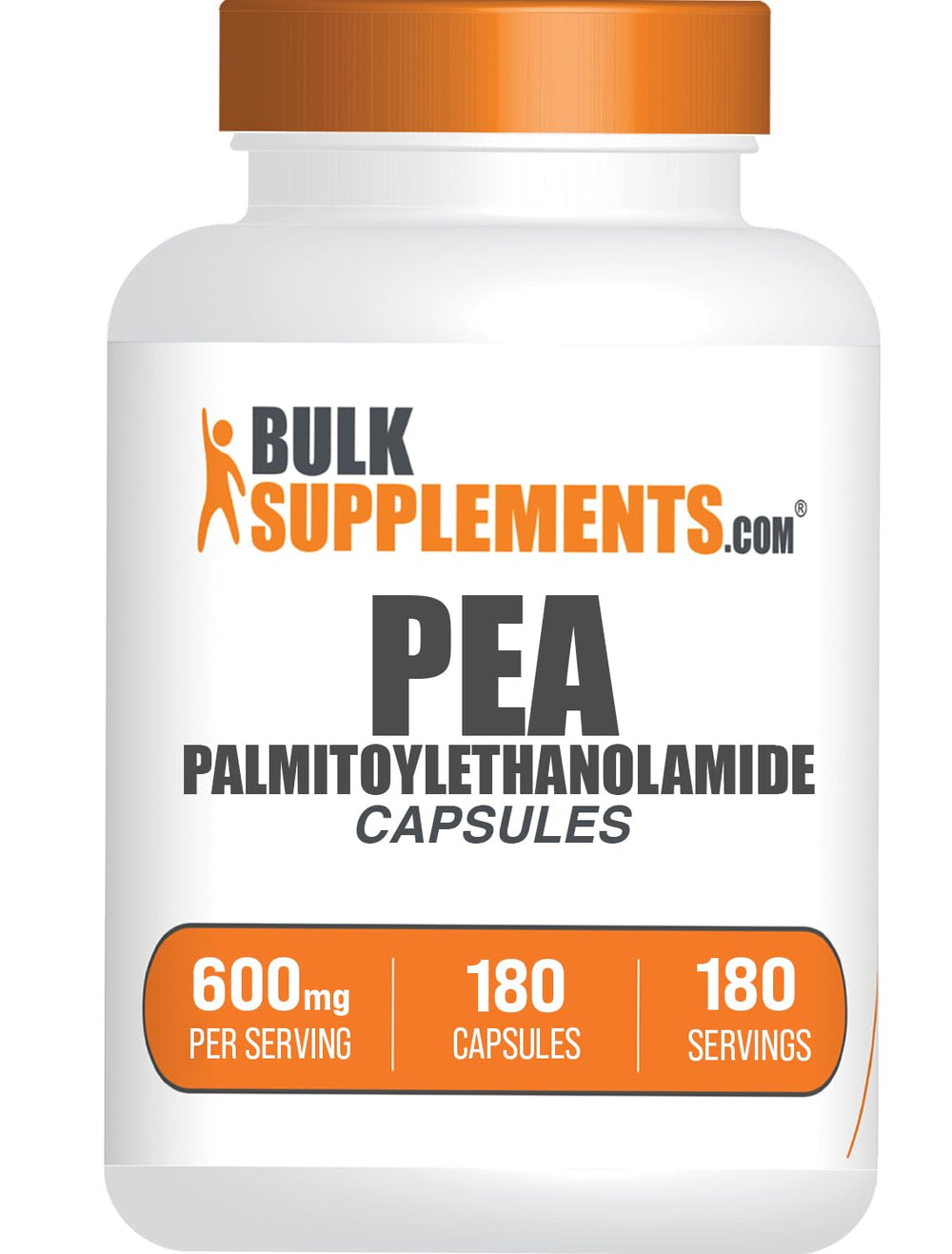 BulkSupplements Palmitoylethanolamide capsules bottle for daily wellness routine.