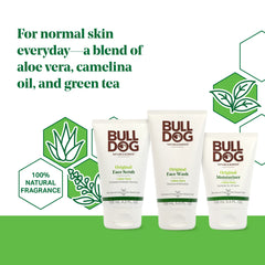 Bulldog Original Face Scrub tube for gentle exfoliation and smoother skin.