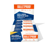Bulletproof Vanilla Shortbread Bar box showing 12 bars for keto on the go